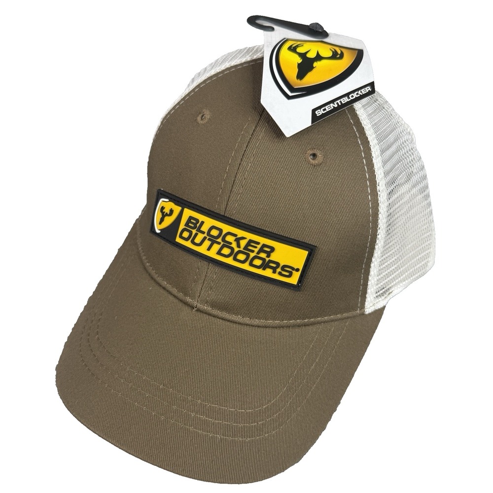 Blocker Outdoors ScentBlocker Hat Cap Snapback Mesh Trucker Brown Hunting NWT